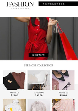 fashion email template